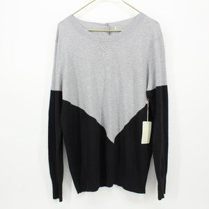 NWOT 41 Hawthorn Black & Gray Sweater